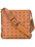 logo print shoulder bag
