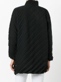 ribbed knitted coat