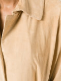 belted leather coat 