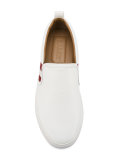 stripe slip-on trainers