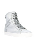 metallic hi-tops