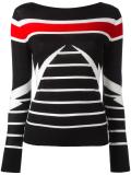 striped pattern jumper