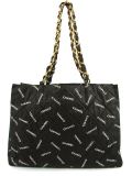 quilted shopper tote