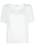 round neck shortsleeved blouse
