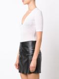 v neck bodysuit