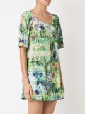 round neck printed dress