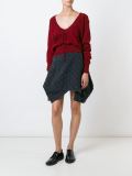 deep v-neck jumper