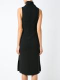 sleeveless midi dress