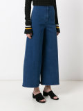 wide leg cropped jeans