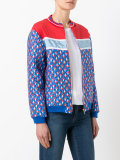 jacquard bomber jacket
