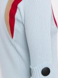 colour block ribbed jumper