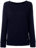 boat neck sweatshirt