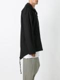 off-centre zip parka