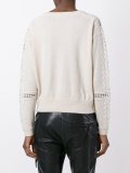 guipure insert jumper