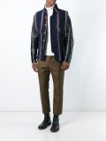 striped gilet