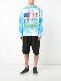 postcard print sweatshirt