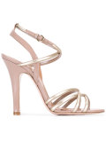 gold-tone detail buckled sandals