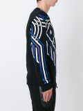 spiral graphic sweatshirt
