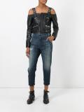 leather 'Lawau' blouse