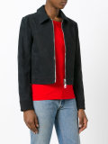 cropped leather jacket