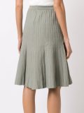 knitted midi skirt