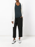 tailored cropped trousers