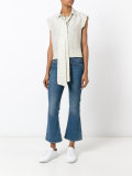 printed sleeveless shirt 
