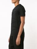ribbed detailing T-shirt