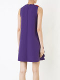 colour block shift dress