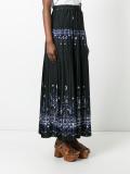 Tribal Lace printed maxi skirt