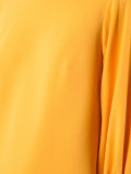 boat neck flared dress