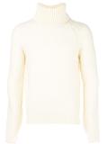 ribbed roll neck jumper