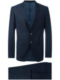 pinstripe two-piece suit