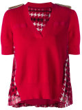 rear-pattern top
