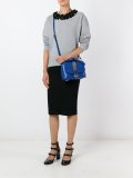 letters buckle satchel bag