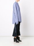 pleated panel shirt