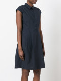 fitted pleat dress