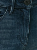 frayed cropped bootcut jeans