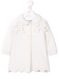 bow embellished coat