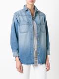 rear patch denim shirt