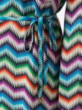 chevron shirt dress