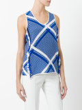 fringed sides tank