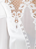 long lace panel dress 