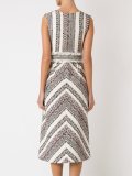 texturized midi dress