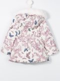 butterfly baroque print coat