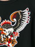 eagle patch sweatshirt