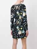 space print dress