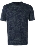 leaf print T-shirt
