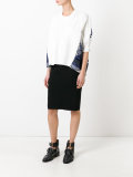 tribal lace embroidered jumper