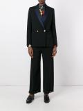 cady button cuff trousers